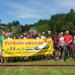 Protestradtour Donauuferbahn 2. August 2016