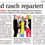 Woche 28/2017 NÖN: Rad rasch repariert