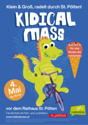2. Kidical Mass St. Pölten, 4. Mai 2024 – 15:00 Uhr