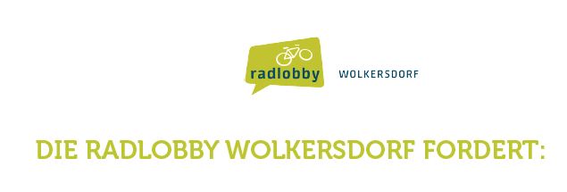 Radstadt Wolkersdorf – 10 Forderungen der Radlobby