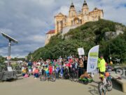 Kidicial Mass Melk – Radparade für Groß und Klein“ am 10.9.2022, <br>war mit 70 TeilnehmerInnen, darunter 35 Kinder, ein voller Erfolg