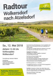 Radlobby Radtour: Wolkersdorf > Atzelsdorf > Wolkersdorf