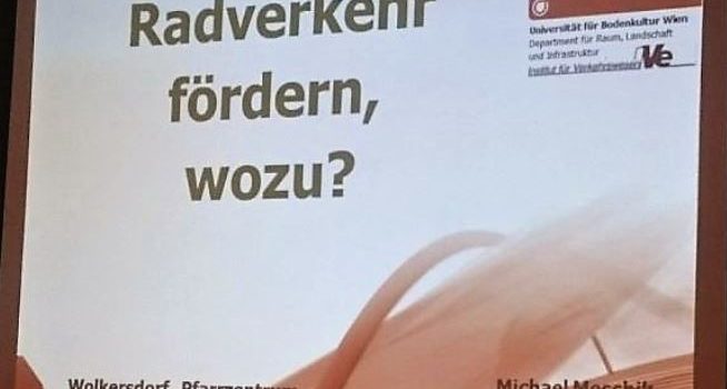 Radverkehr fördern, wozu?