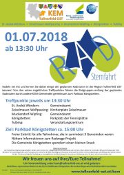 Tullnerfeld Ost:<br>Einladung zur Radsternfahrt am 1. Juli 2018