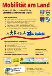 Thermengemeinden bei Wiener Neustadt: Mobilität am Land