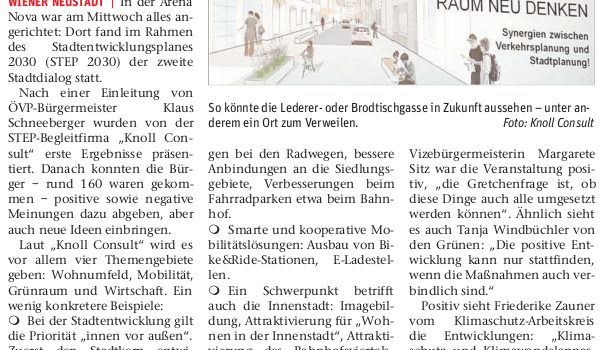 STEP2030: Kurskorrektur bei Stadtentwicklung?