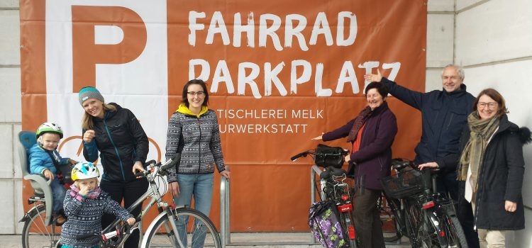 Bühne frei für Fahrradparkplatz!