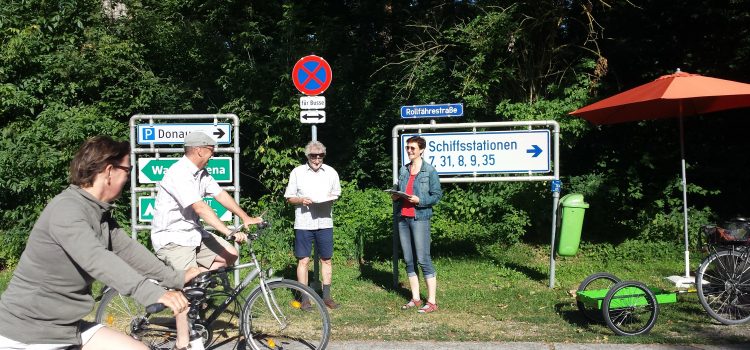 Radfahrer und Fußgänger zählen! Rollfährestraße Melk: Vorrang für Autos im Naherholungsgebiet?