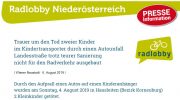 Trauer um den Tod zweier Kinder im Kindertransporter durch einen Autounfall <br>Landesstraße trotz teurer Sanierung  nicht für den Radverkehr ausgebaut