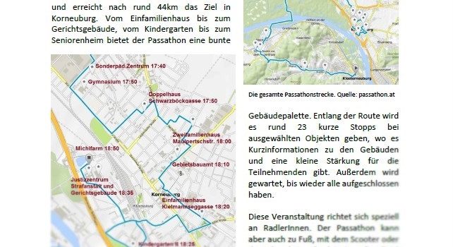 14.09.2019 <br>Passathon in Korneuburg <br>und News rund ums Rad vom 31.08.2019