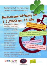 Rad-Saisoneröffnung in Korneuburg am 1.1.2020
