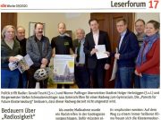 Klosterneuburger Parents for Future unterstützen die Anliegen der Radlobby im Leserforum der NÖN