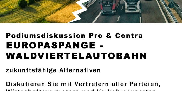 Filmbericht von der Podiumsdiskussion am 28. Feb. 2020 im Stadtsaal Waidhofen/Thaya <br>Zukunftsfähige Alternativen zur Waldviertelautobahn