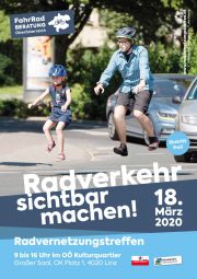 „Radverkehr sichtbar machen“ <br>Radvernetzungstreffen des Landes Oberösterreich <br>18. März 2020 · Linz