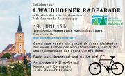 Verkehrswende Aktionstag in Waidhofen/Thaya <br>19. Juni 2020 <br>1. Waidhofner Radparade <br>mit der Plattform lebenswertes Waldviertel