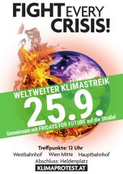 Radlobby Niederösterreich & sehr viele Organisationen rufen auf: <br>Weltweiter Klimastreik am Freitag, 25. September