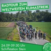 Einladung zur Radtour zum Klimastreik nach St. Pölten