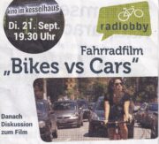 Film und Diskussion: Bikes vs CARS
