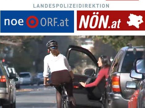 Ternitz: 67jährige Radfahrerin wurde durch Dooring eines Autofahrers getötet <br>Täter/Opfer Umkehr durch Polizei, APA, ORF und NÖN