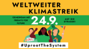 Klimastreik in St. Pölten  |  Kundgebung 24. Sept. 2021 <br>12.30 Uhr Bahnhofplatz St. Pölten – Landhaus – Rathausplatz