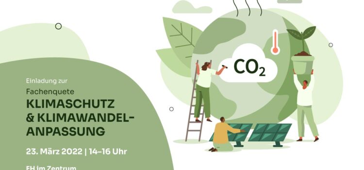 Wiener Neustadt: Fachenquete Klimaschutz · 23. März 2022 <br>Vorläufig wegen Erkrankung abgesagt