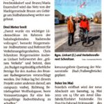 Zeitungsausschnitt BEzirksblätter "Ein Lückenschluss für den Radweg an der Südbahn"
