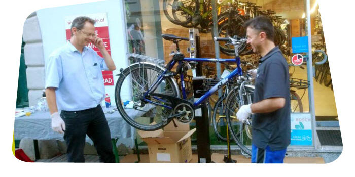 Wiener Neustadt: Bike Repair Café <br>Freitag, 9. Sept. 2022 · 17.30 Uhr · Neunkirchner Straße 26