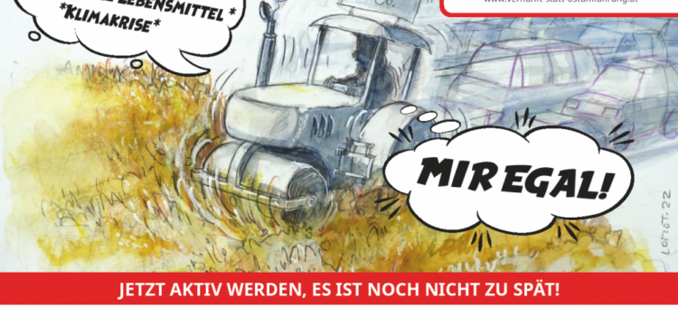 Wiener Neustadt Ost“umfahrung“: Aktionstag am Samstag 22.Oktober 2022