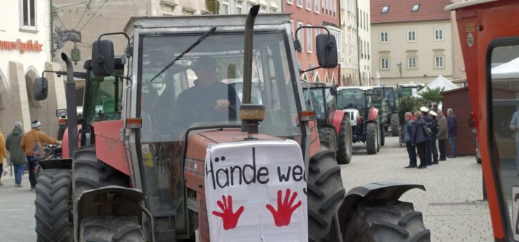 Vernunft statt Ost”Umfahrung” – Aktionstag am Hauptplatz Wr.Neustadt 22.10.2022