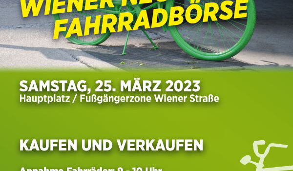 Wiener Neustadt: Grüne Radbörse 25.März 2023
