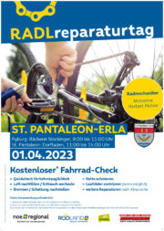 RADLraparaturtag in St. Pantaleon – 1. April 2023