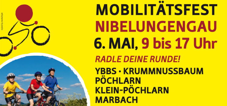 Mobilitätsfest im Nibelungengau: Donau-Bike-Event · 6. Mai 2023