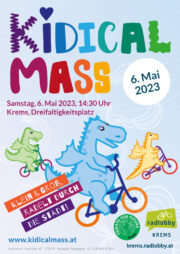 Krems: Kidical Mass-Aktionswochenende – Kinder fahren Rad