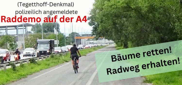 Autobahn-Sanierung auf Kosten des Radverkehrs