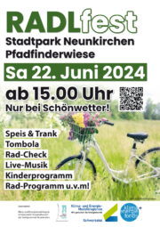 Samstag, 22. Juni 2024 <br>RADLfest 2024 in Neunkirchen <br>mit Radtour zum Fest ab Payerbach und ab Lanzenkirchen