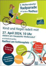 RADpaRADe und RADfest – Kind und Kegel radelt und feiert mit