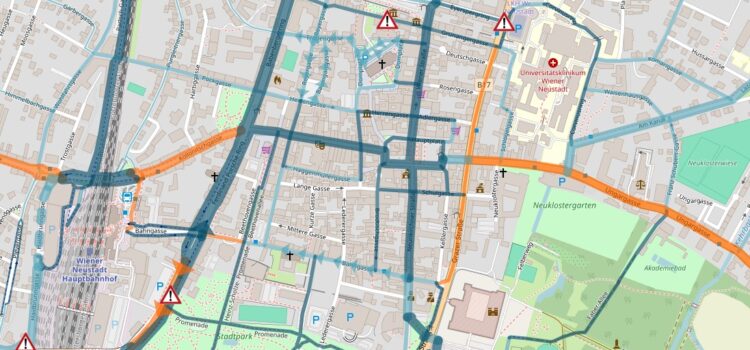 radlkarte.at für Wiener Neustadt komplettiert radlkarte.at für Wiener Neustadt komplettiert