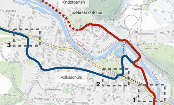 Ein erster Schritt zu einem sicheren Radnetz in Reichenau an der Rax Ein erster Schritt zu einem sicheren Radnetz in Reichenau an der Rax