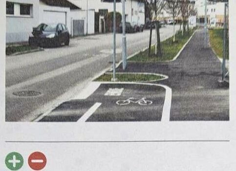 Wiener Neustadts Giltschwertgasse im Drahtesel Wiener Neustadts Giltschwertgasse im Drahtesel