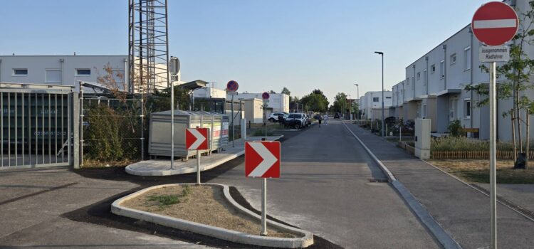 Heinrich-von-Neustadt-Gasse in Neustadt West: Mit dem Rad schneller als mit dem KFZ Heinrich-von-Neustadt-Gasse in Neustadt West: Mit dem Rad schneller als mit dem KFZ