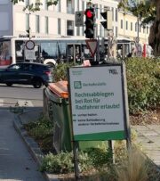 Neue Grünpfeile schmücken die Stadt