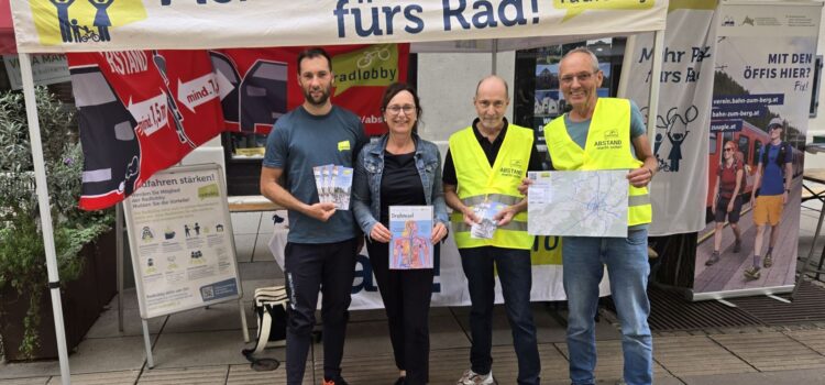 Mobilitätstag in Wiener Neustadt am 12.9.2026: Radlobby-Stand weckte großes Interesse Mobilitätstag in Wiener Neustadt am 12.9.2026: Radlobby-Stand weckte großes Interesse