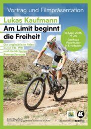 Vortrag und Filmpräsentation von Lukas Kaufmann am 16. September 2026 in Ernsthofen