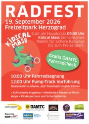 Radfest und Kidical Mass in St. Valentin am 19. September 2026