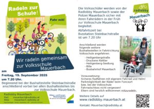 europäische Mobilitätswoche BICIBUS 2025