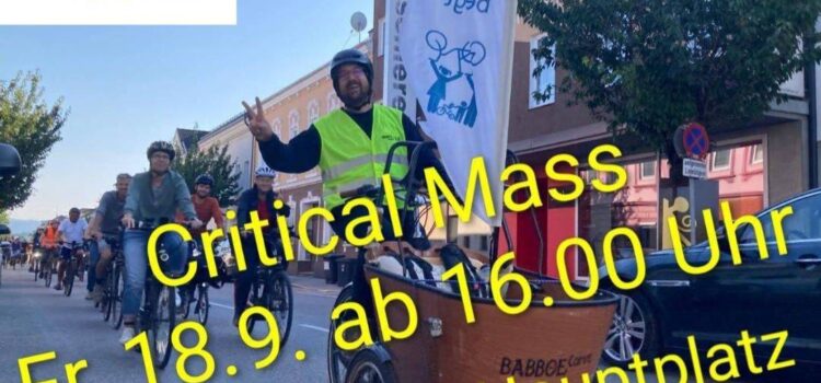 Wir laden ein zur 2. Critical Mass in Amstetten 18.9.2026 Wir laden ein zur 2. Critical Mass in Amstetten 18.9.2026