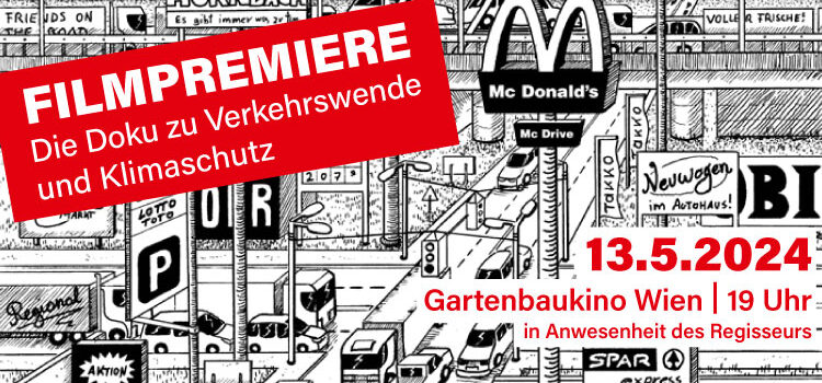 Filmpremiere: Der Automobile Mensch <br>13. Mai 2024 · Gartenbaukino, Wien