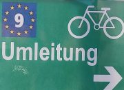 Umleitung Eurovelo 9