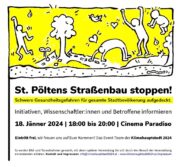 St. Pöltens Straßenbau stoppen!