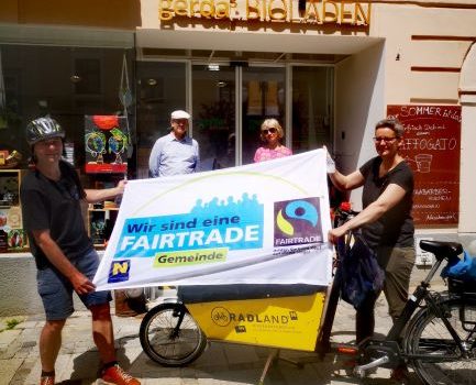 FAIRTRADE in Melk: Mit dem Fahrrad für Menschenrechte und fairen Handel
